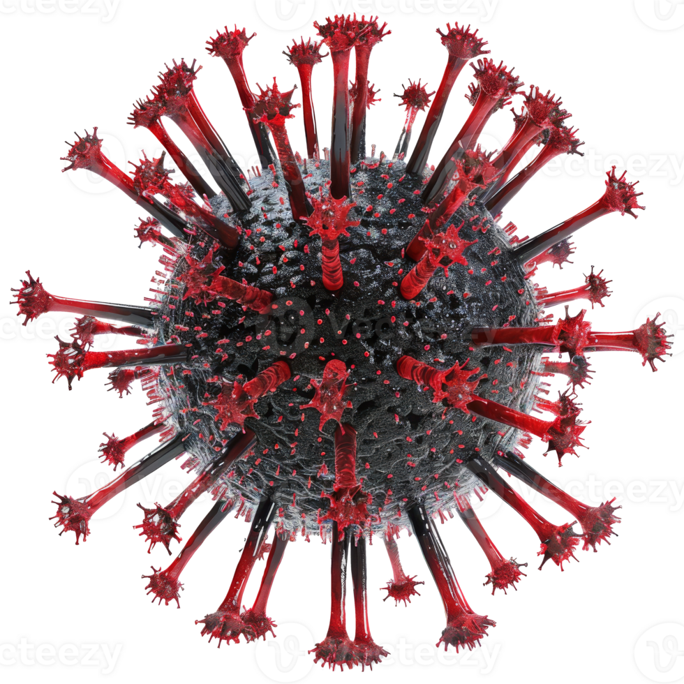 gefährlich Pandemie Virus, Virus von Myokroskop, auf transparent Hintergrund png