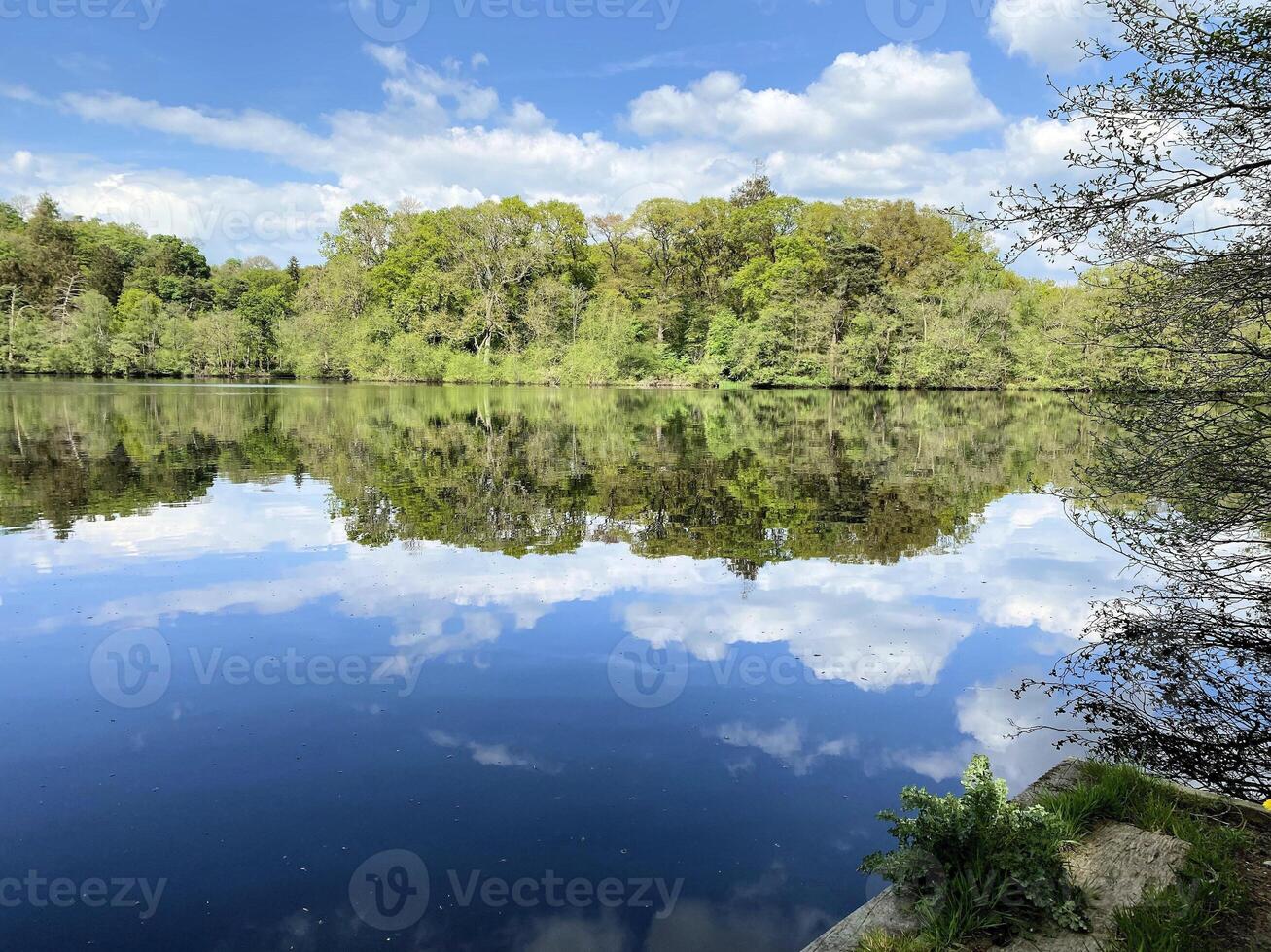 A view of Blakemere Lake near Ellesmere in Shropshire photo