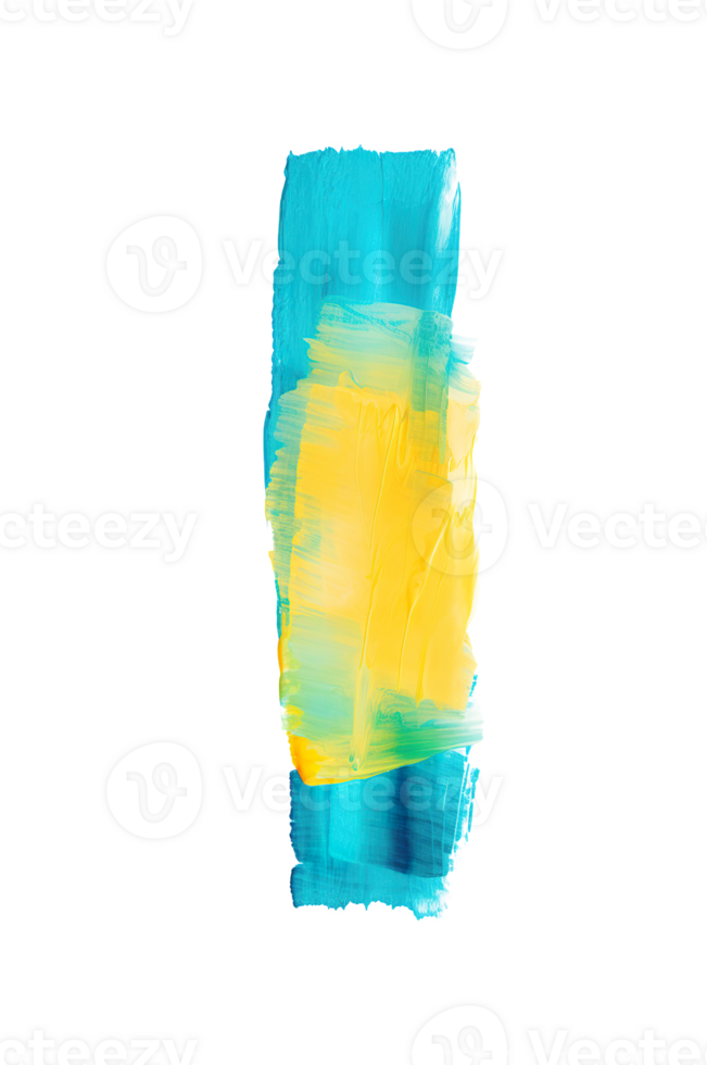 vibrerande värma Färg måla borsta stroke textur transparent bakgrund isolerat grafisk resurs. mättad konst form design png