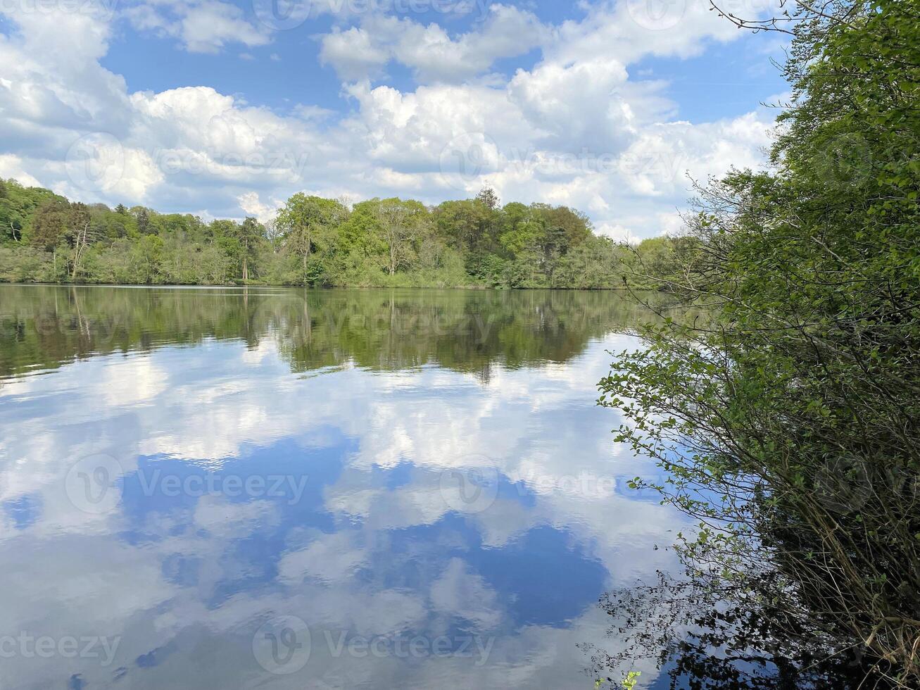 A view of Blakemere Lake near Ellesmere in Shropshire photo