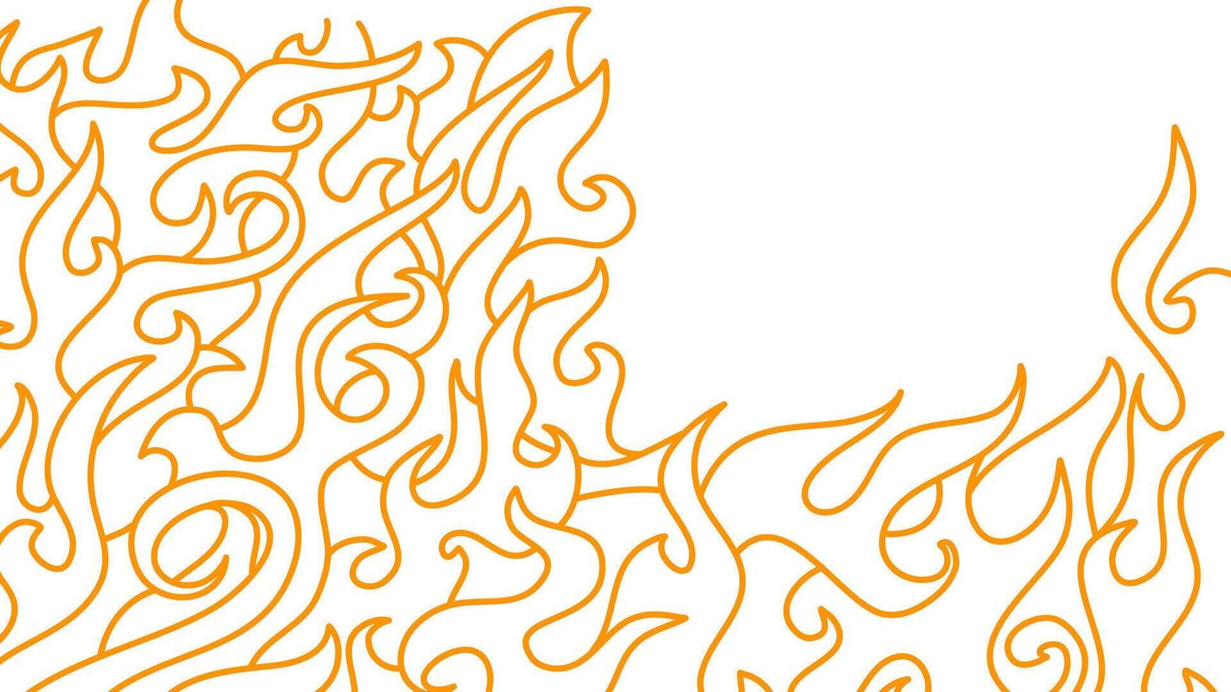 fire flames background. Abstract Fire Background. Abstract flame Background. doodle fire background. vector