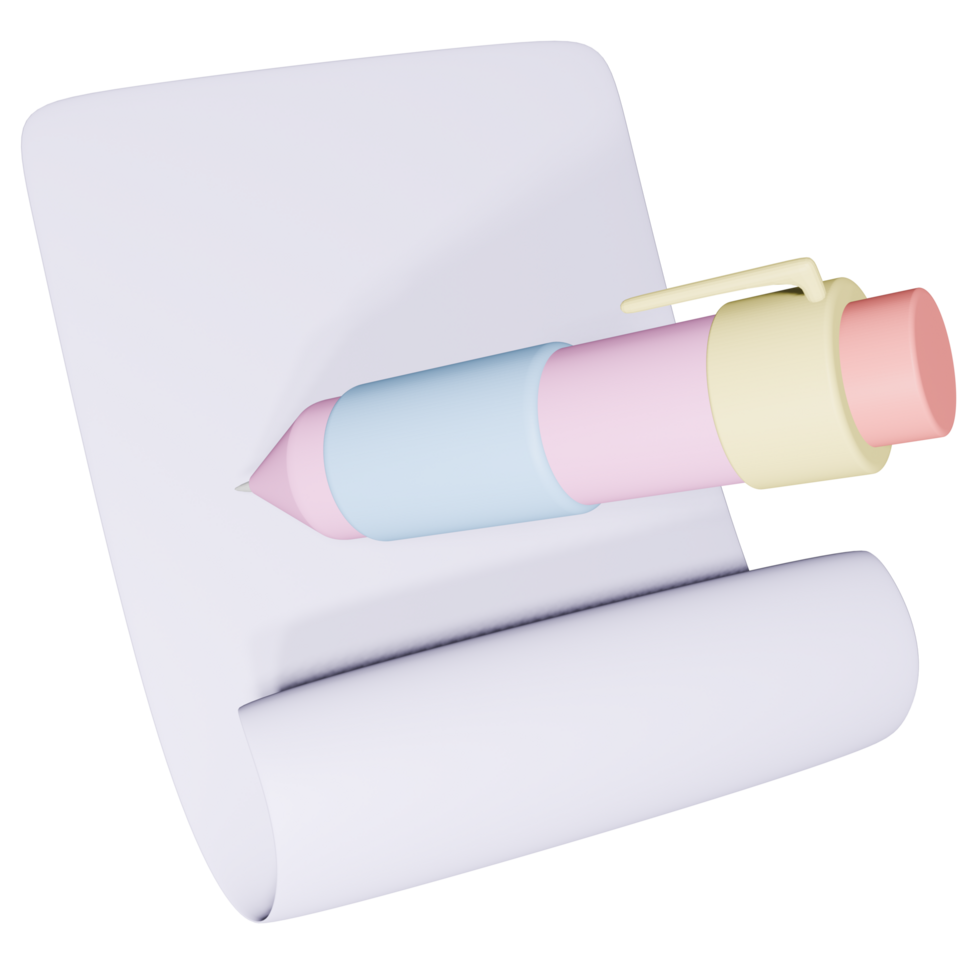 3D Pen and Paper png