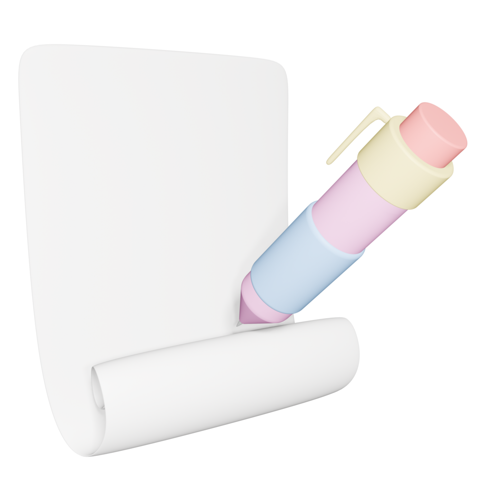 3D Pen and Paper png