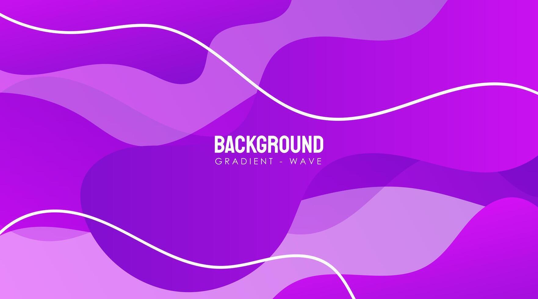 Gradient Wave Abstract Background vector