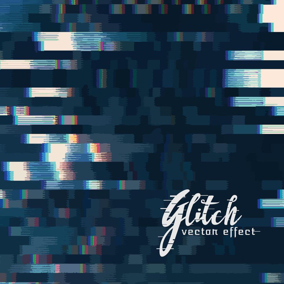 digital glitch abstract background vector