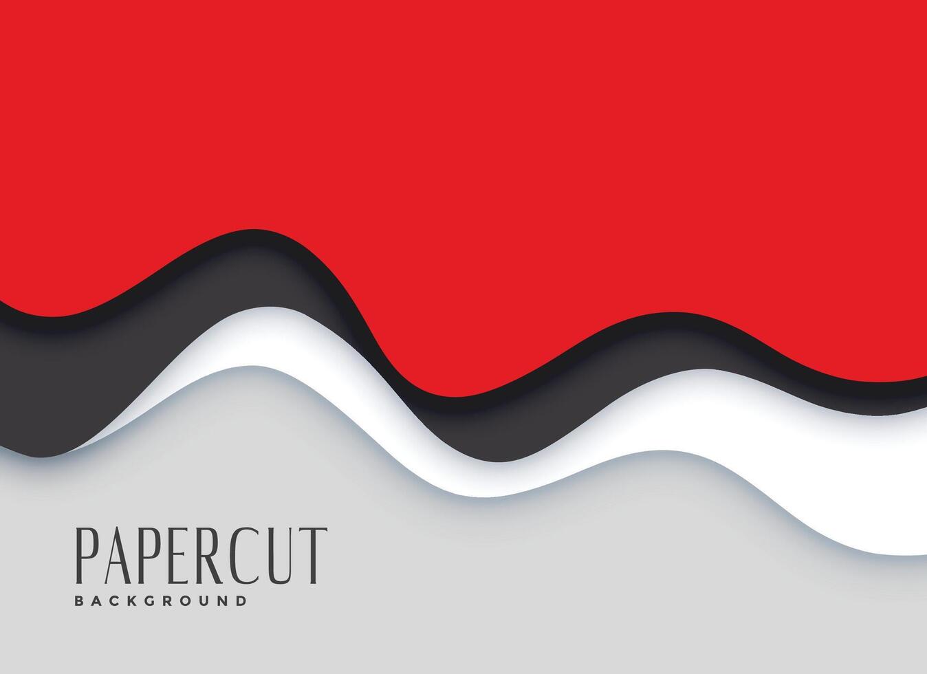 elegante rojo corte de papel capas antecedentes vector