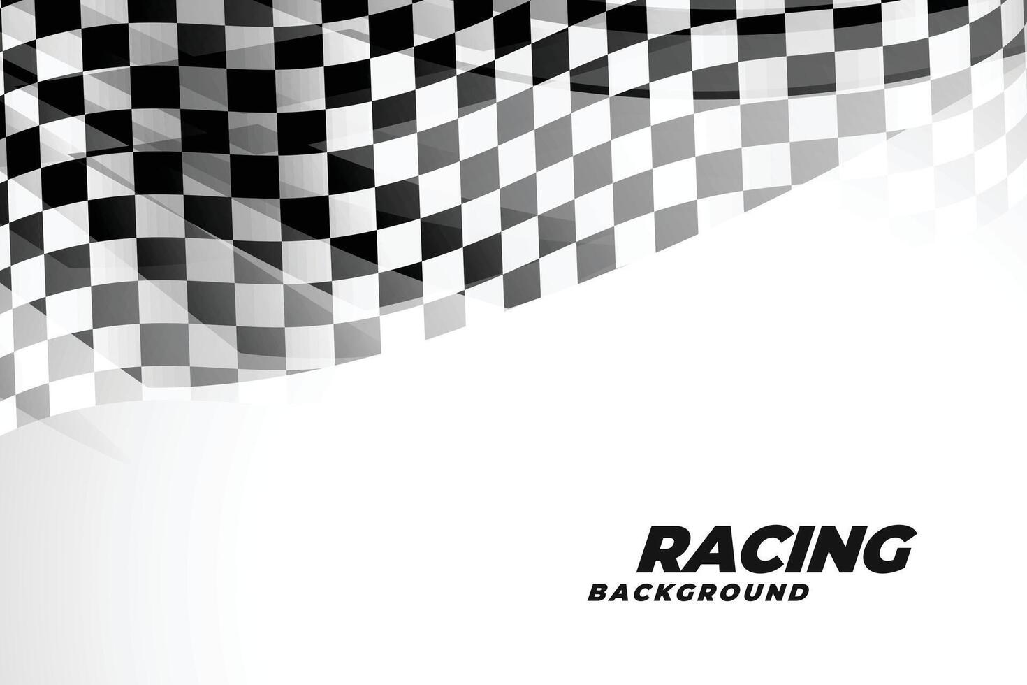 checkred flad background for sports and racing vector