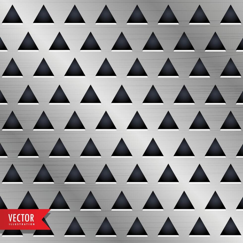 triangle metal background design vector