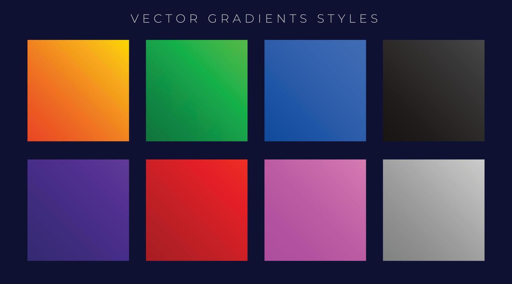 modern bright colorful gradients set vector