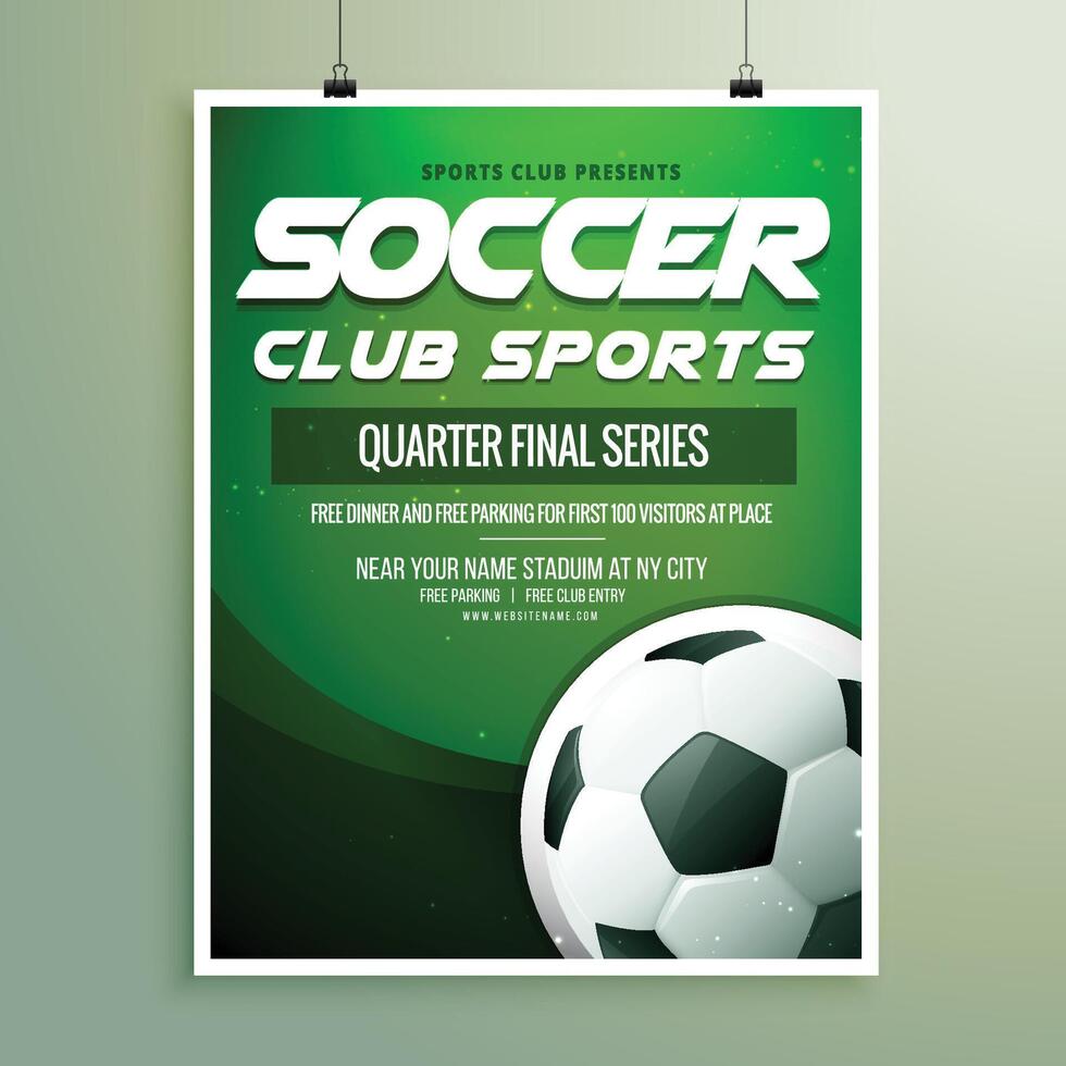 fútbol club Deportes campeonato volantes modelo vector