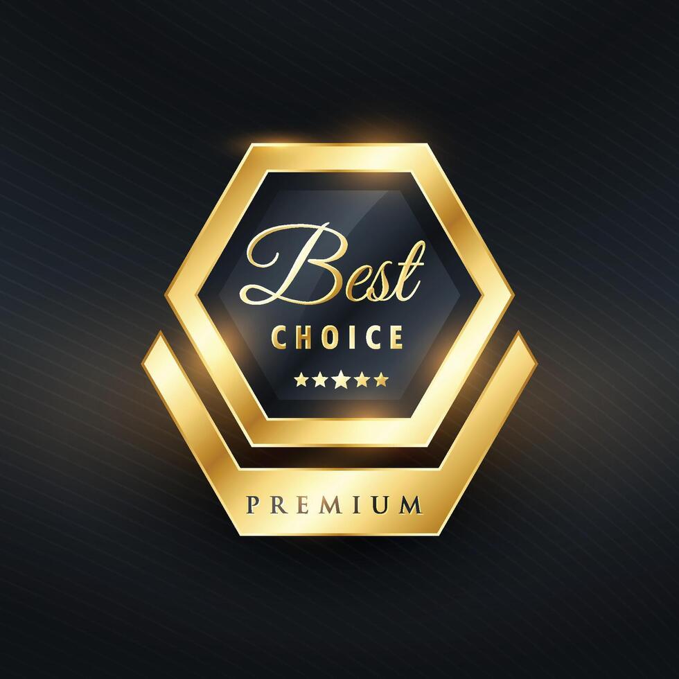 best choice badge and label design vector