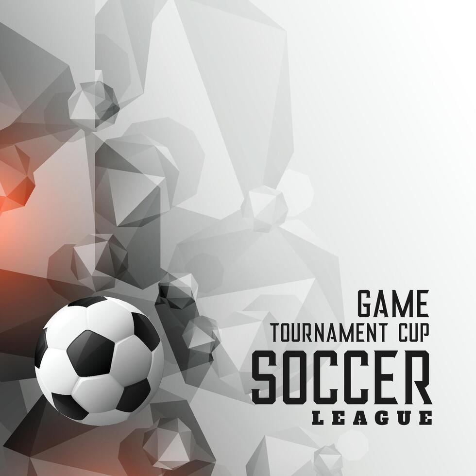 abstract soccer tournament league sports background vector