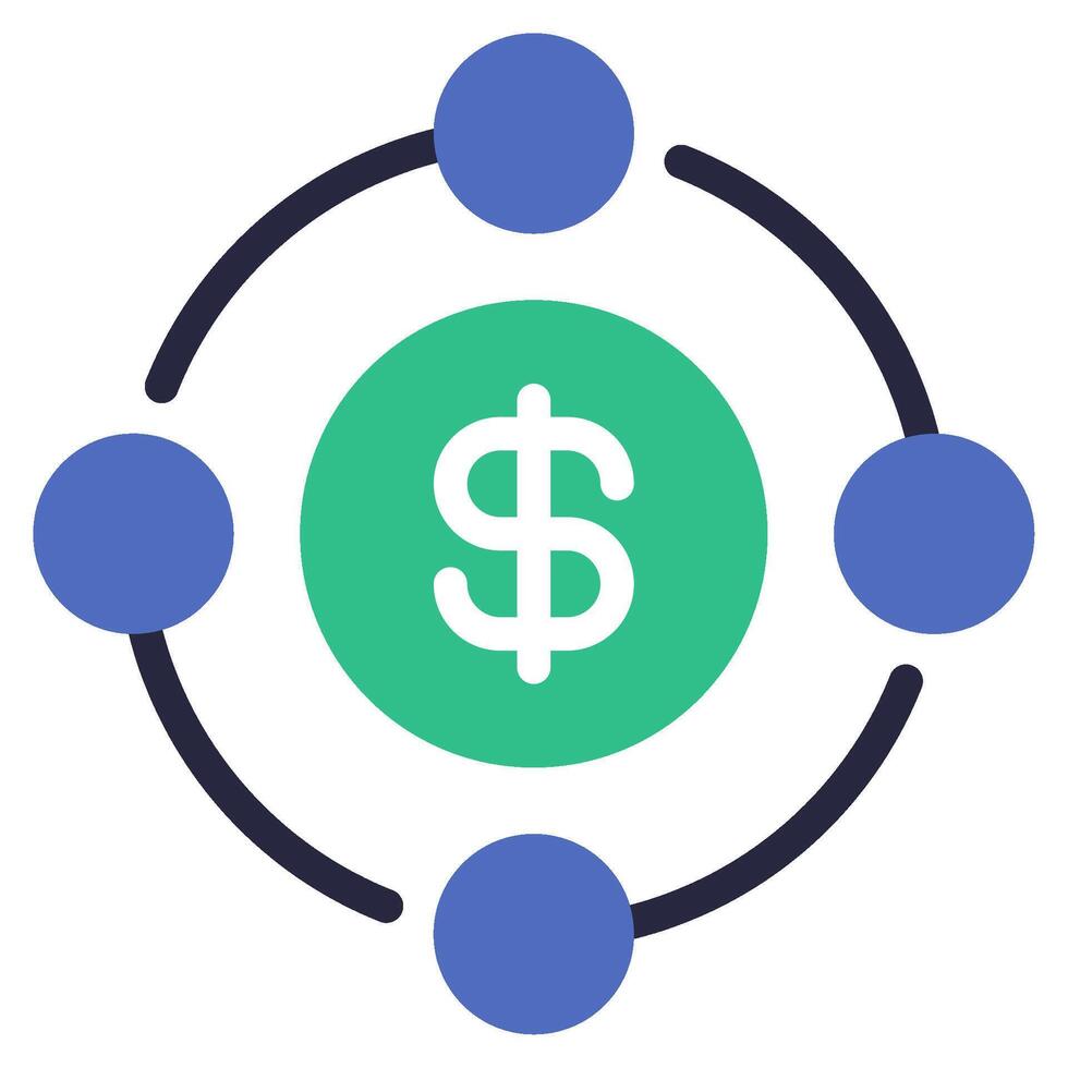 Currency Link icon for web, app, infographic, etc vector