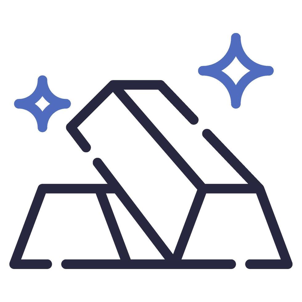 Bullion Bar icon for web, app, infographic, etc vector