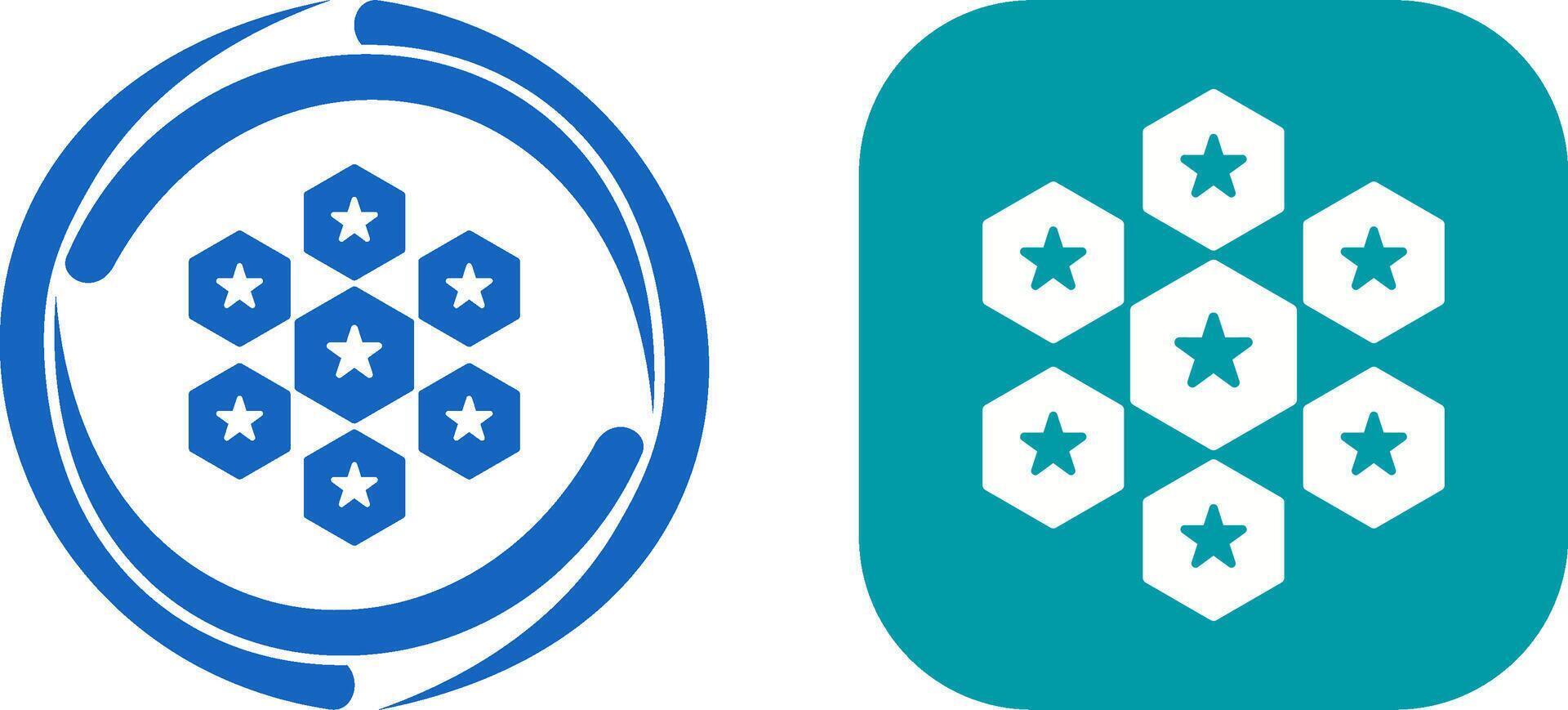 Unique Reputation Management Icon Design vector