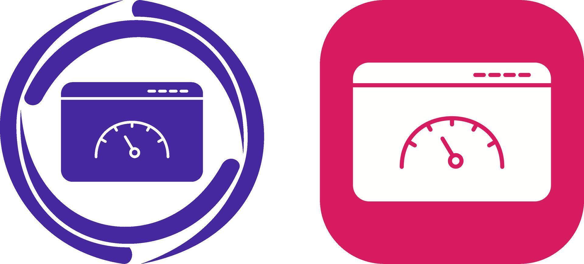 Page Speed Icon Design vector