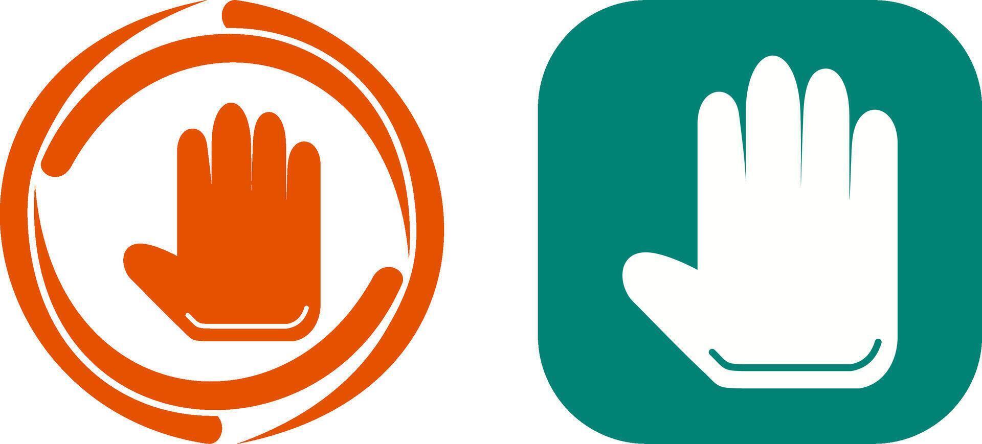 Unique Hand Tool Icon Design vector