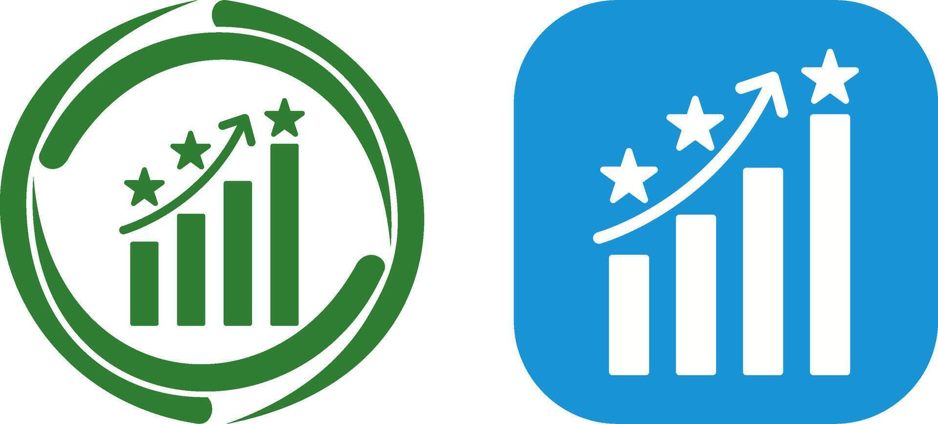 Unique Reputation Management Icon Design vector