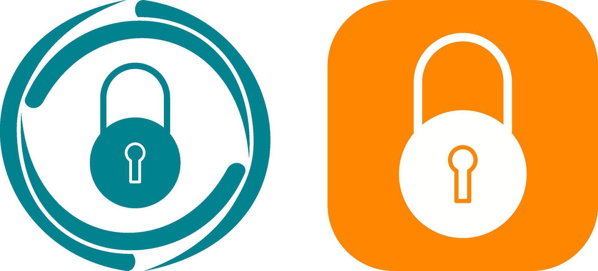Unique Closed Access Icon Design vector