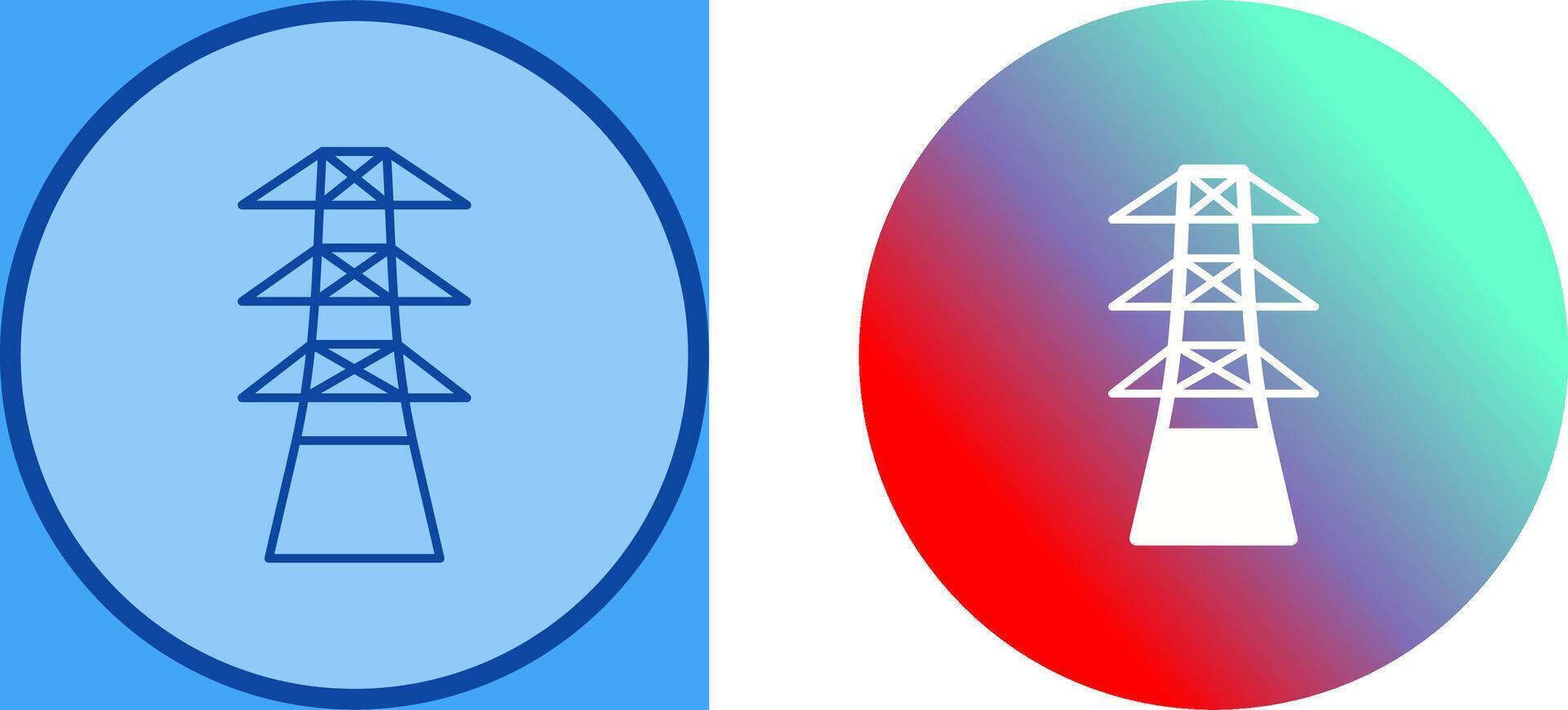 Unique Tower Icon Design vector