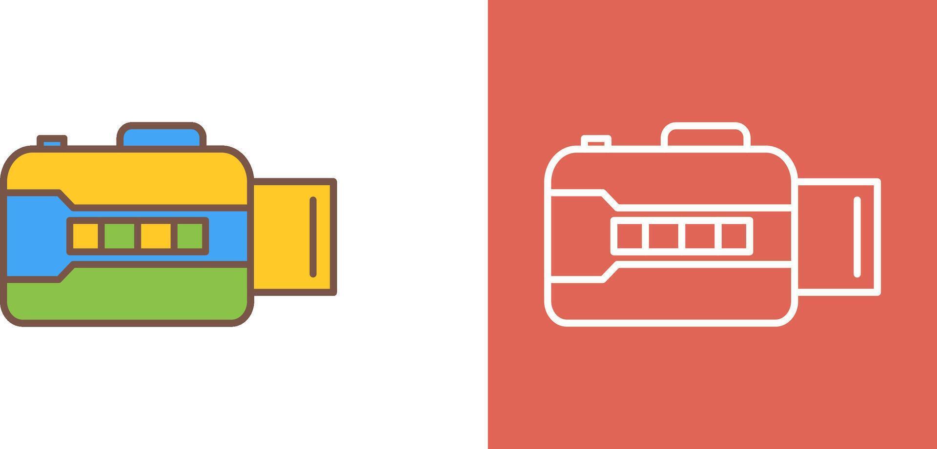 Unique Open Camera Icon Design vector
