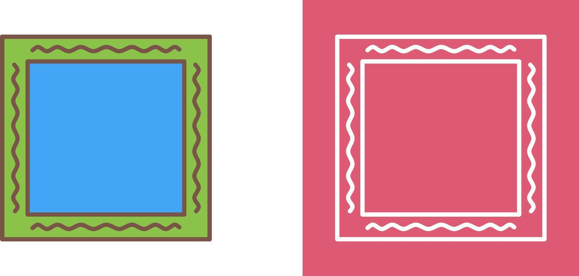 Unique Frame Icon Design vector