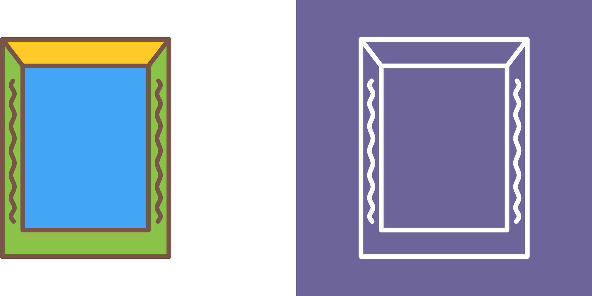 Unique Frame Icon Design vector