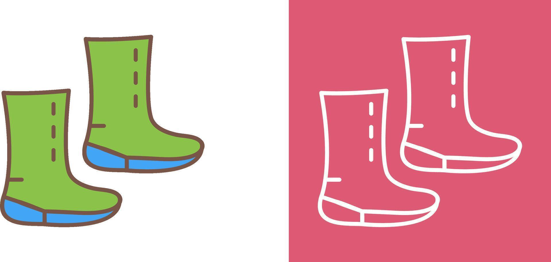 único botas icono diseño vector