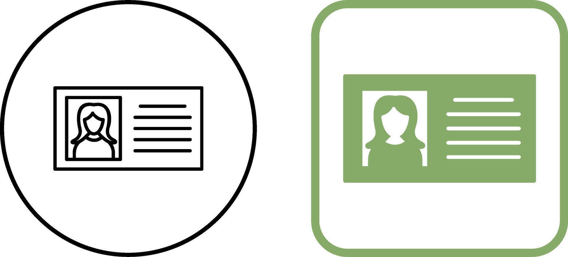 Female Profile Icon Design vector