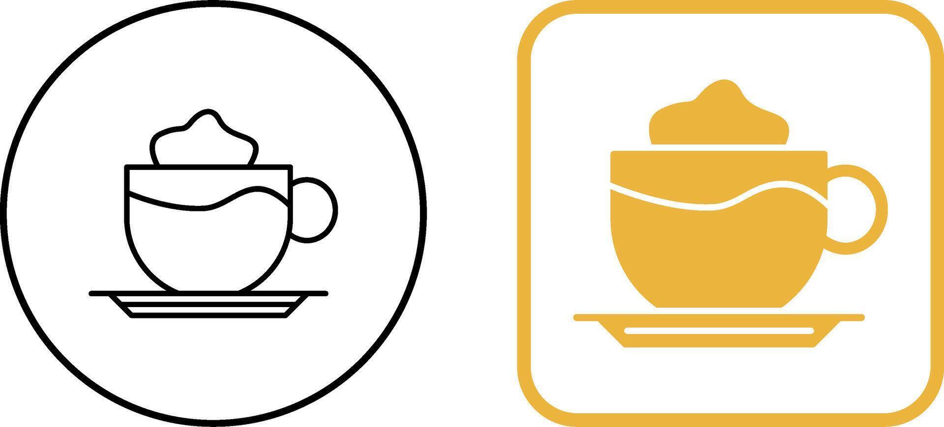 Latte Icon Design vector