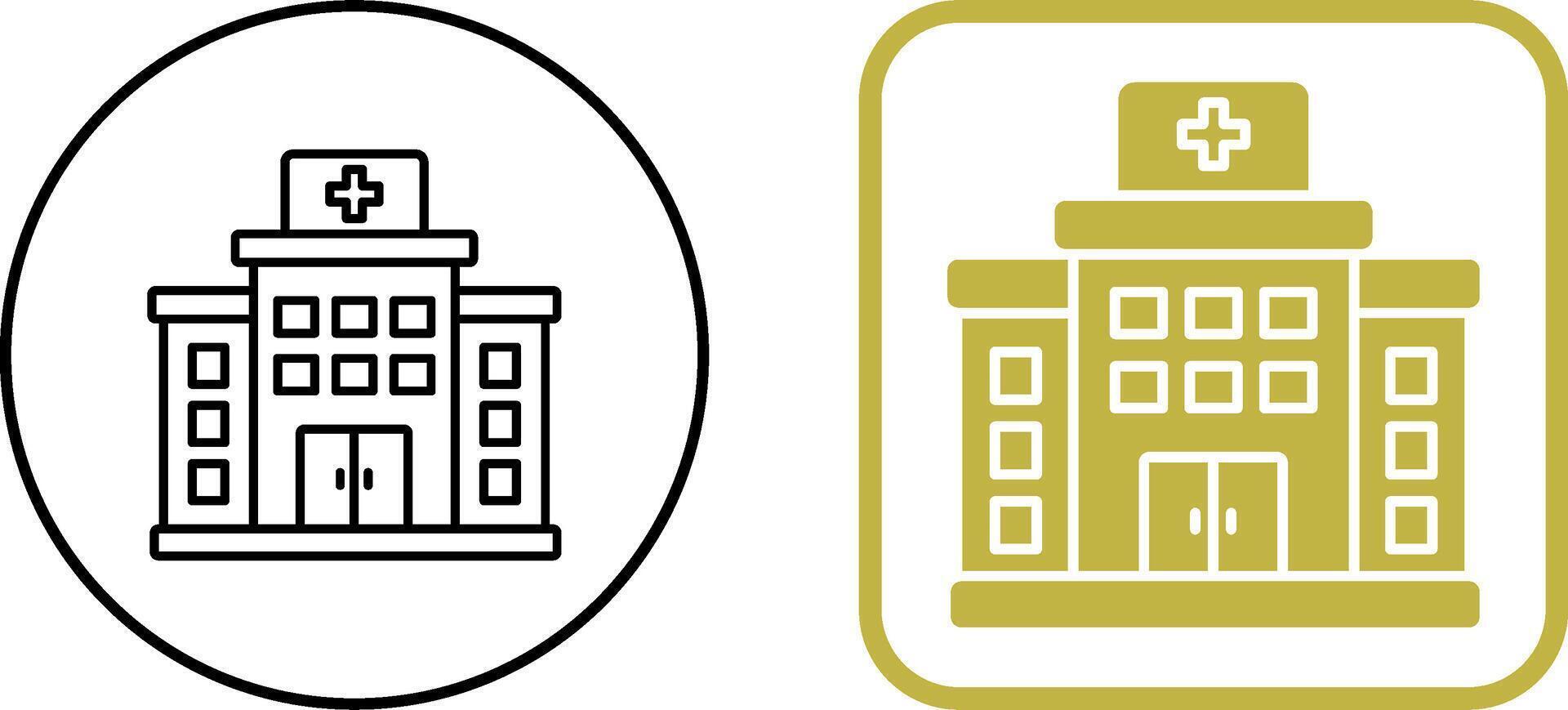 Hospital Icon Design vector