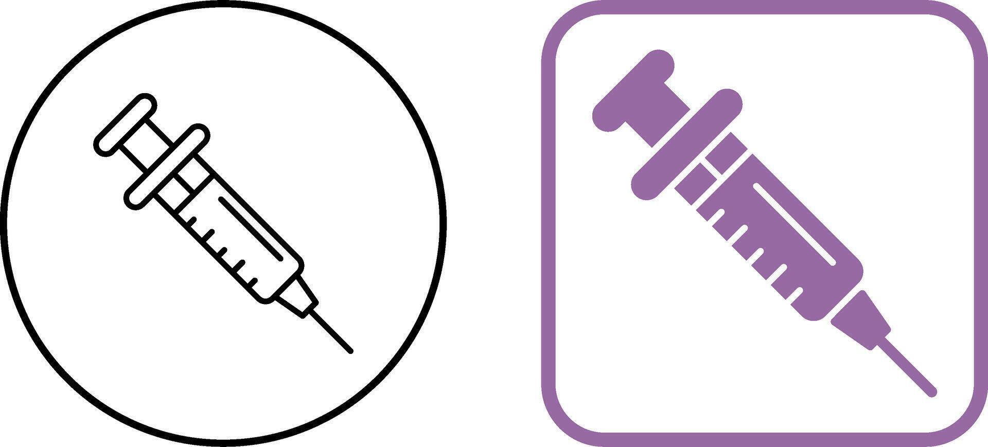 Injection Icon Design vector