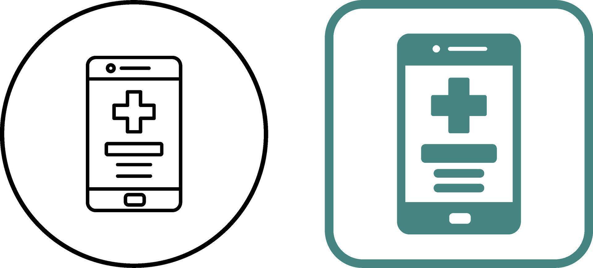 Medical App Icon Design vector