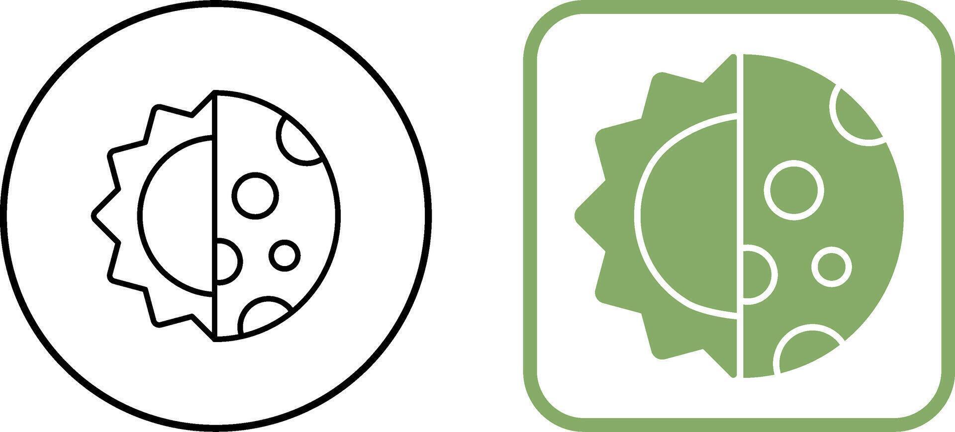 Day And Nigt Icon Design vector