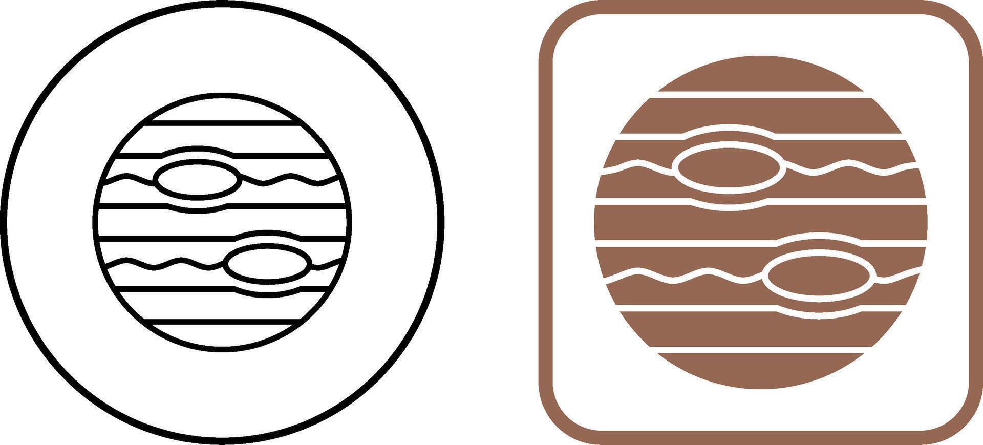 Neptune Icon Design vector