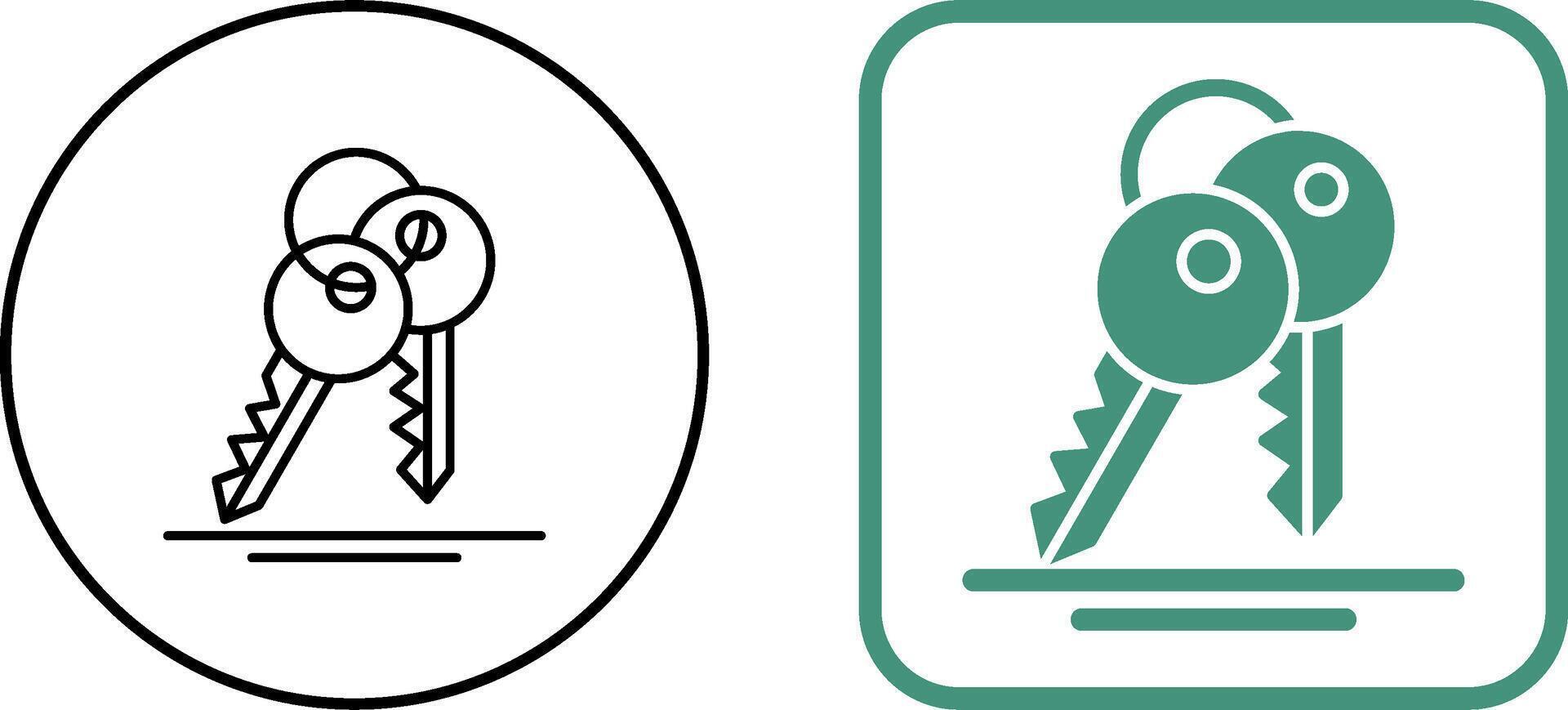 Key Icon Design vector