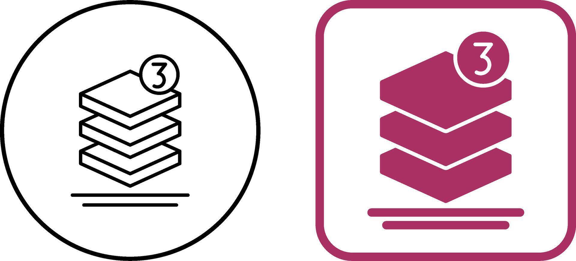 Layers Icon Design vector