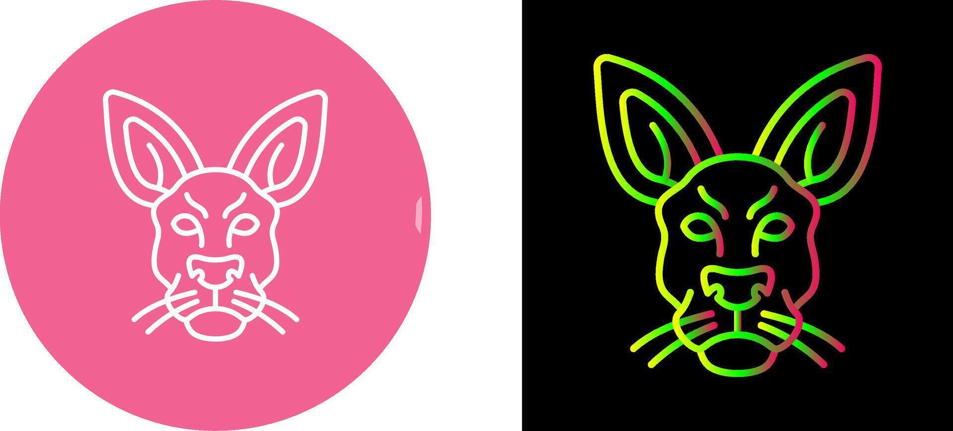 Kangaroo Icon Design vector