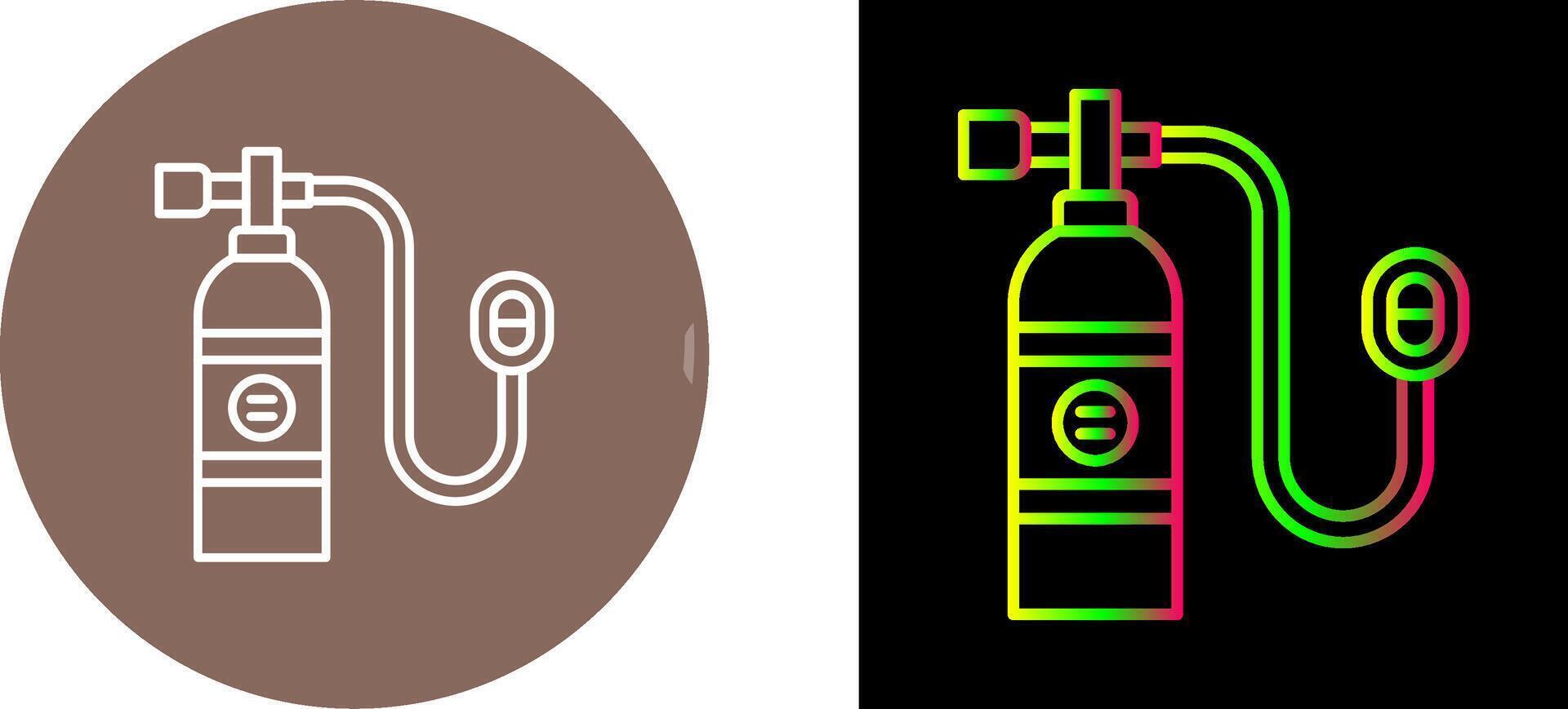 Oxygen Tank Icon Design vector