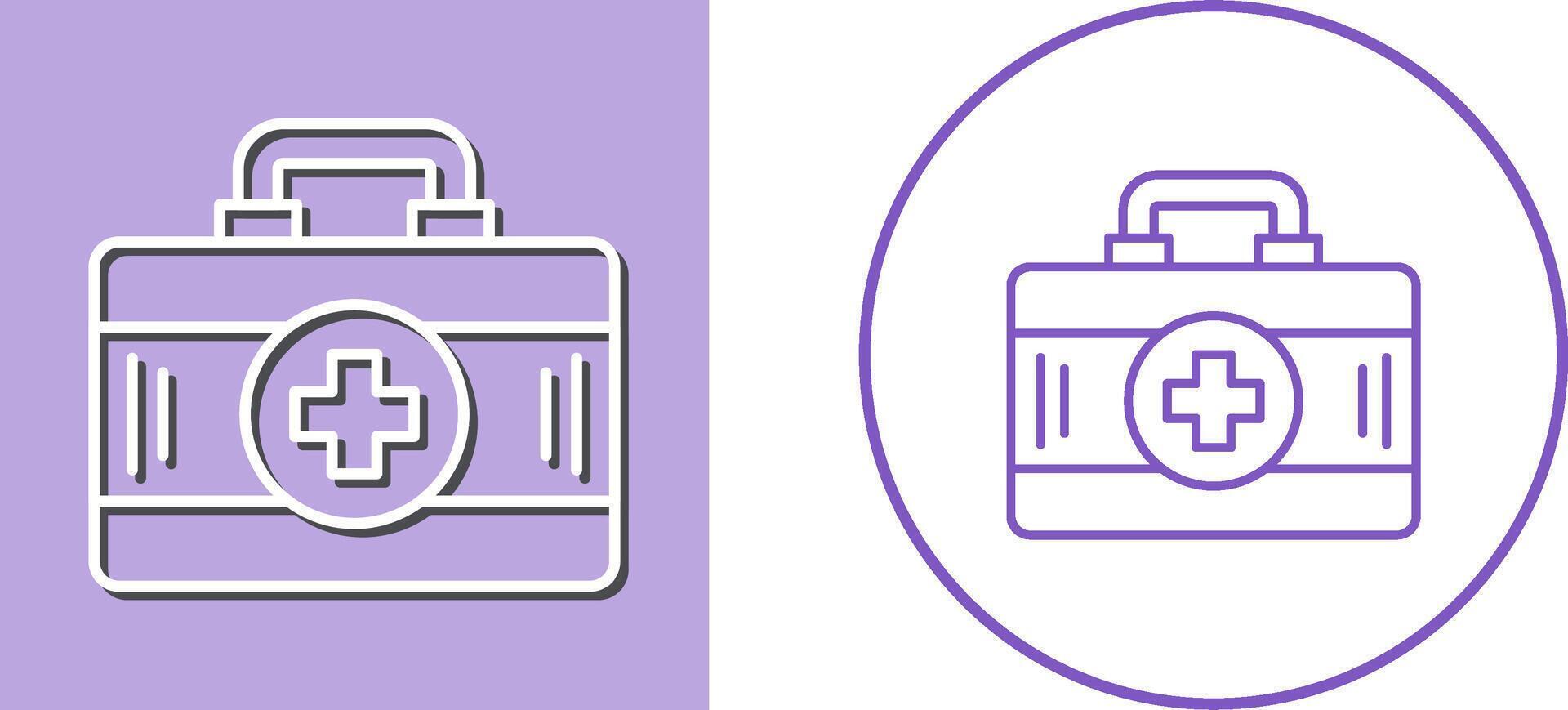 First Aid Kit Icon Design vector