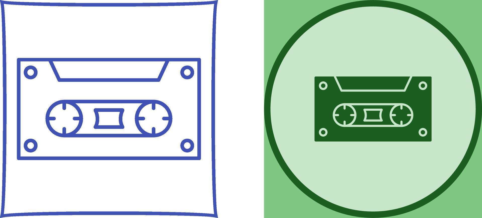 Casette Icon Design vector