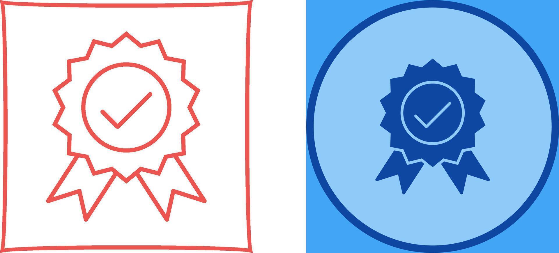 Unique Quality Control Icon Design vector