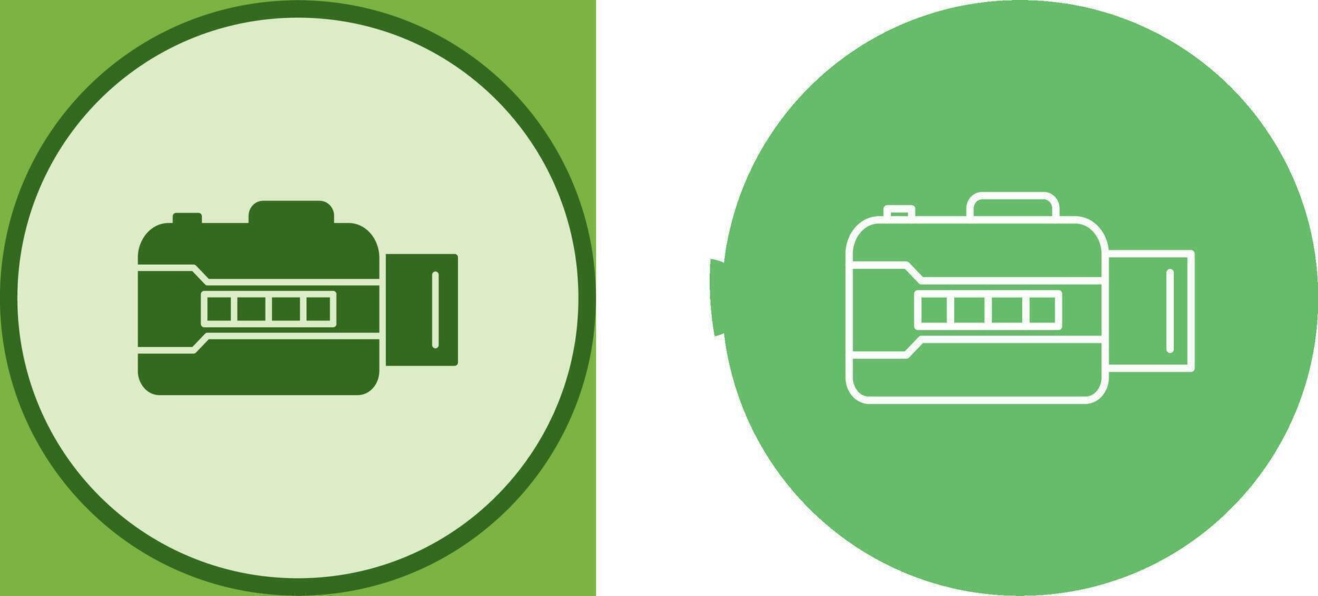 Unique Open Camera Icon Design vector