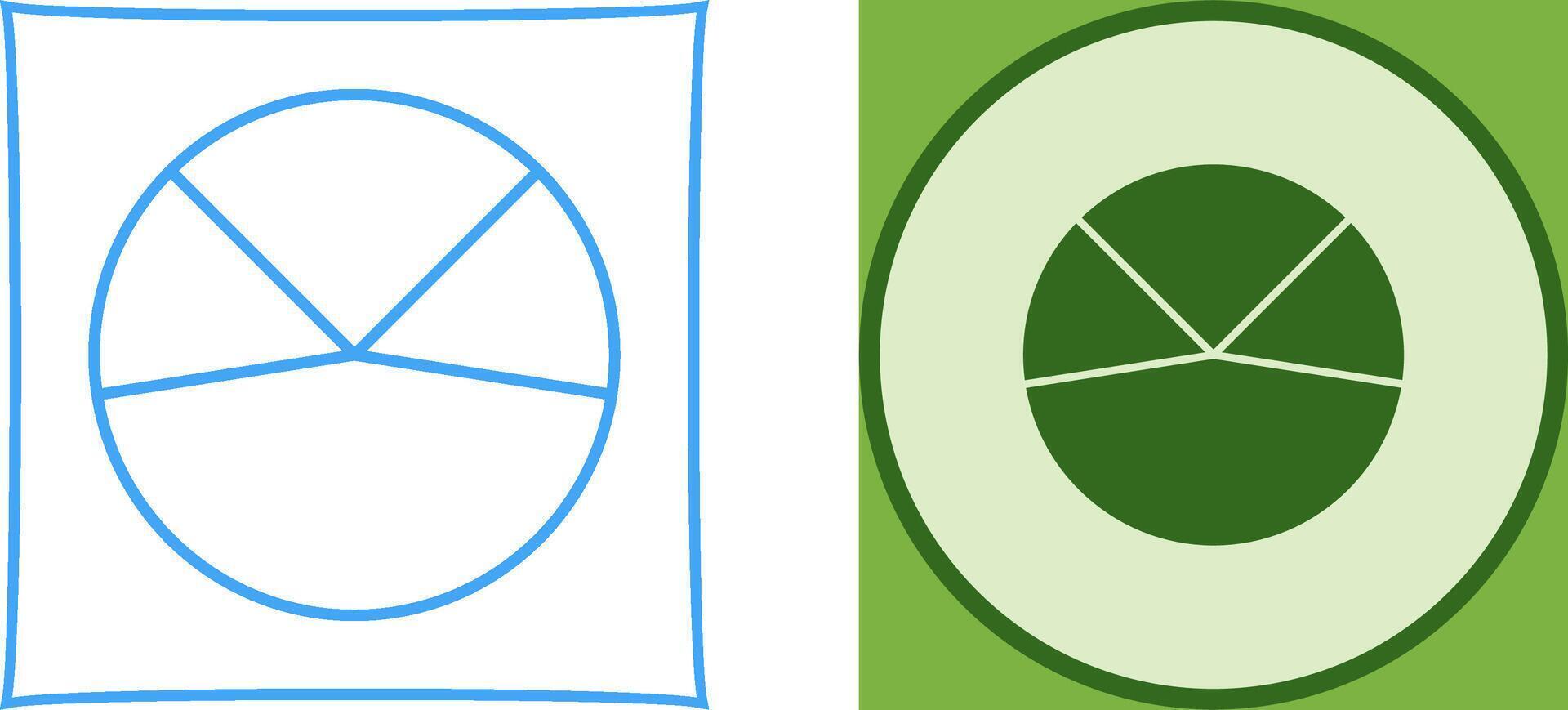 Pie Chart Analysis Icon Design vector