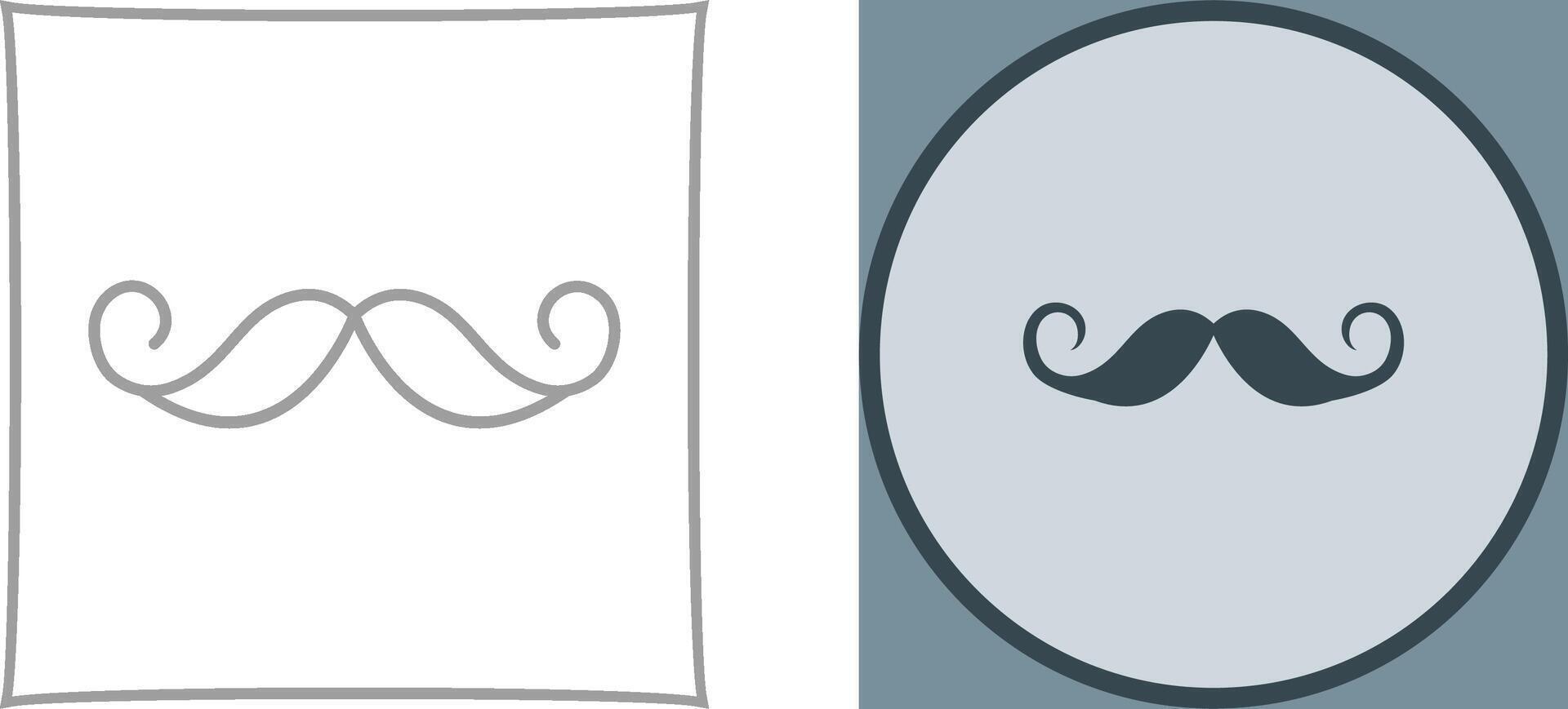 Moustache Icon Design vector