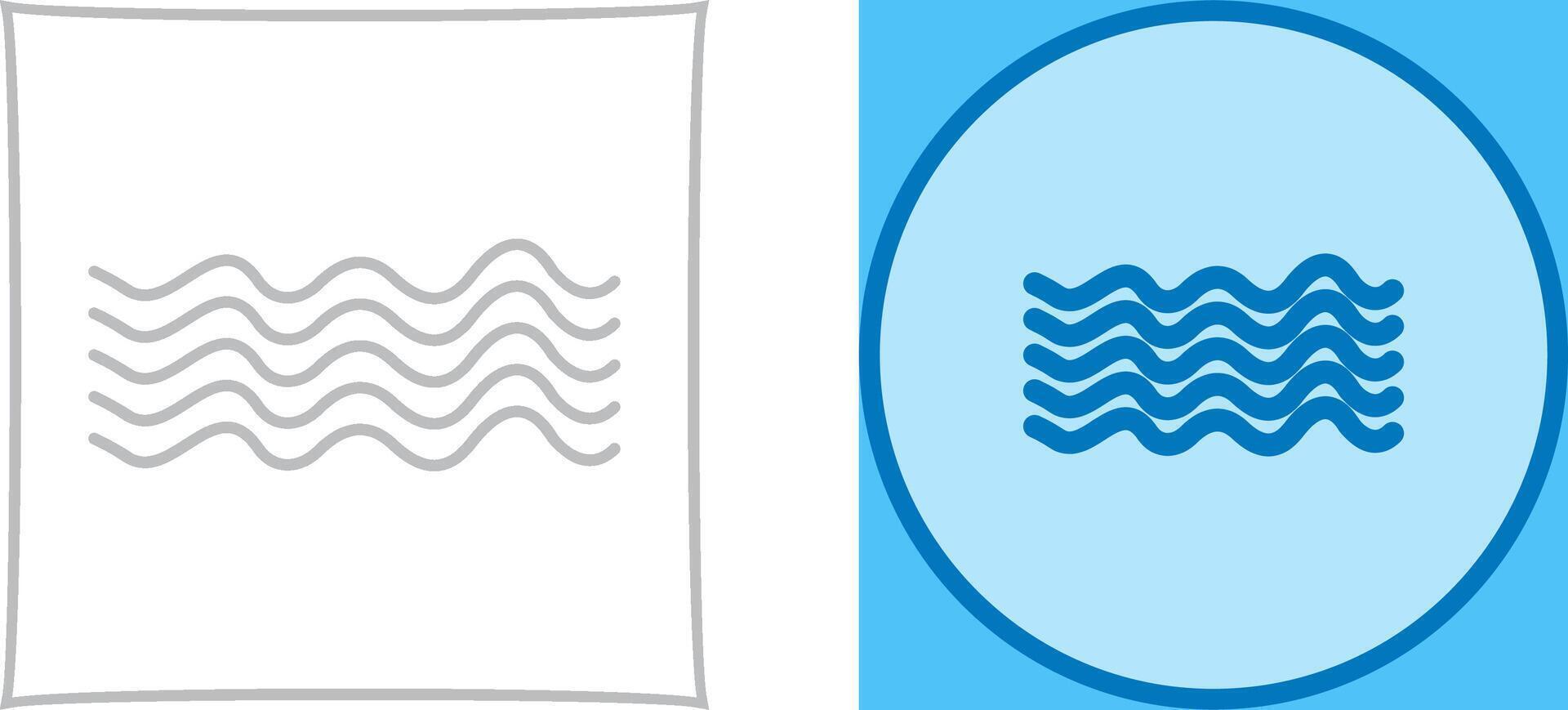 Magnetic Waves Icon Design vector