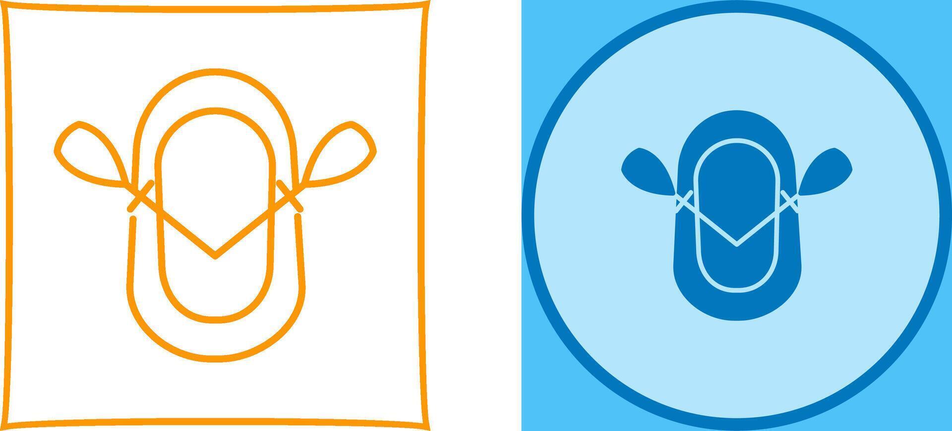 Dinghy Icon Design vector