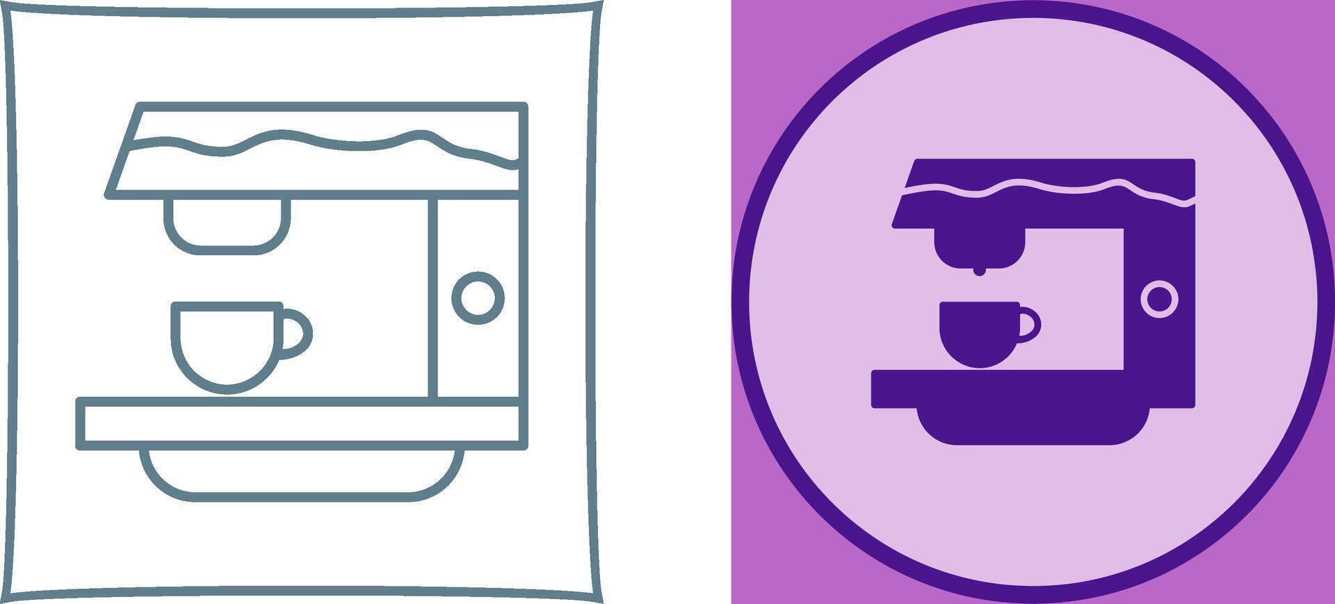 Coffee Machine Icon Design vector