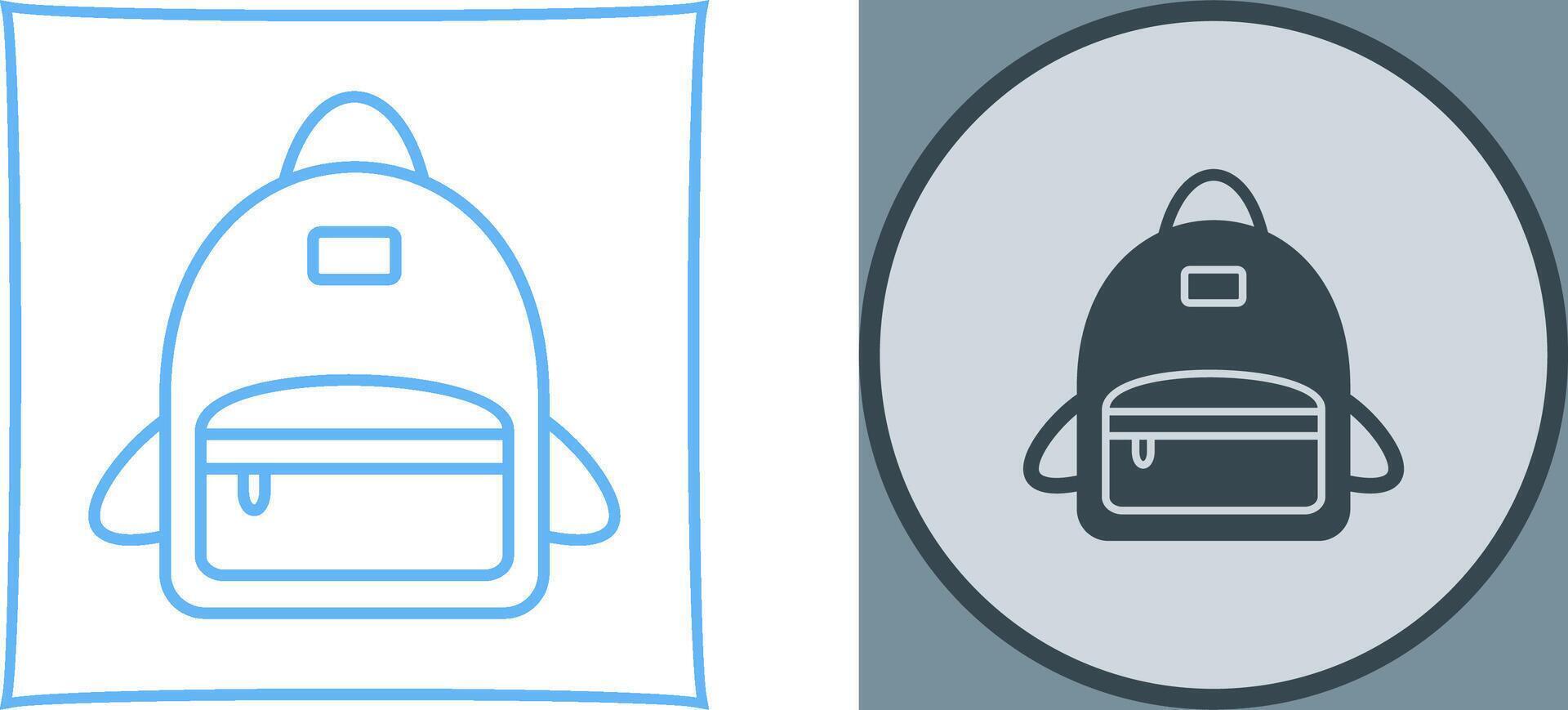 Bag Pack Icon Design vector