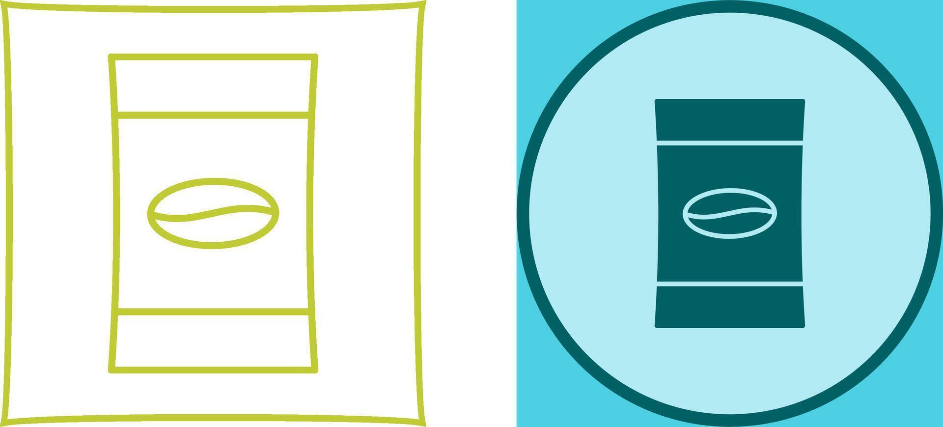 Coffee Packets Icon Design vector